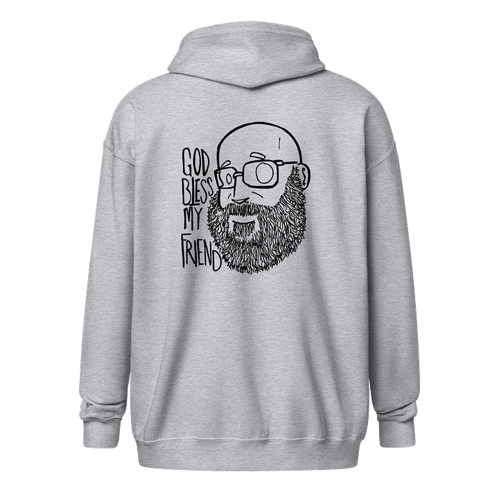 "God bless, my friend" Zip-Up Hoodie product image (2)