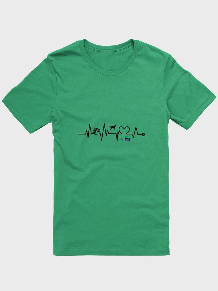 Comfort T-Shirt Hund mit Herz und Puls product image (1)