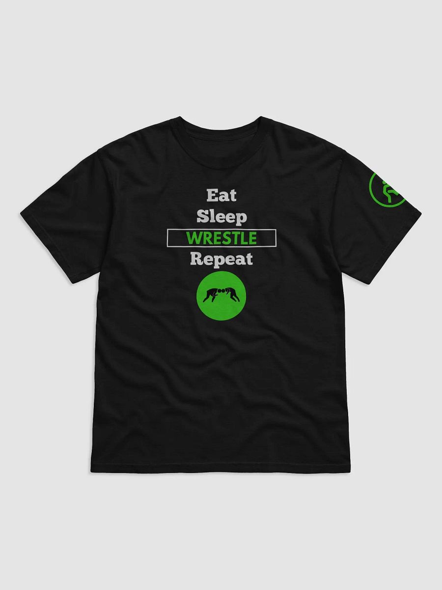 Eat Sleep WRESTLE Repeat T-shirt product image (1)