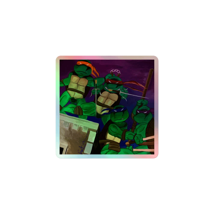 Reptile Teen Shinobi Holographic Sticker Set product image (1)
