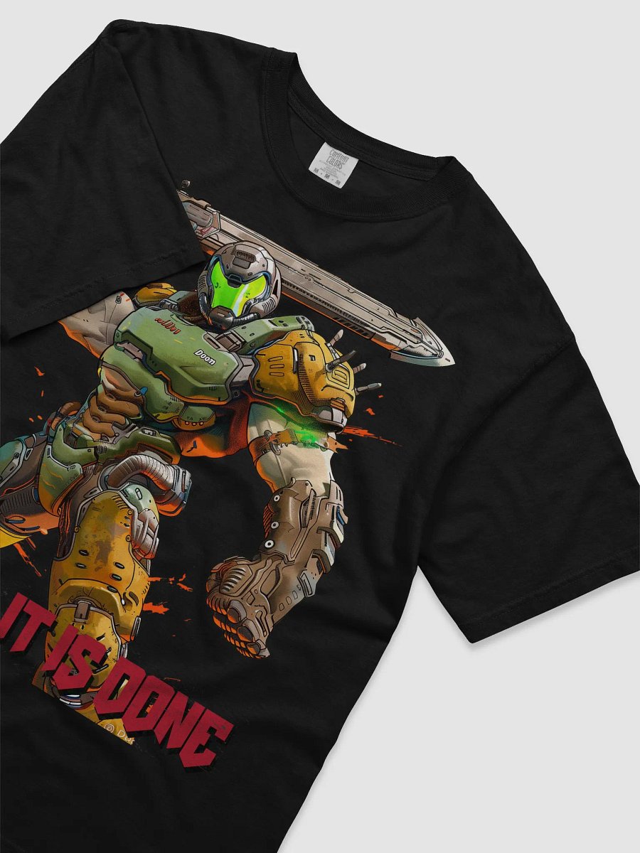 Humanity's Guardian God - Doom Slayer Saga Inspired - UNTIL IT IS DONE Armor Unleashed T-Shirt product image (2)