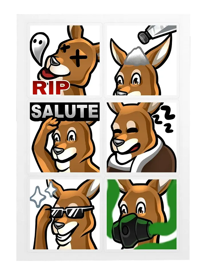 Emote Sticker Pack 4 product image (1)