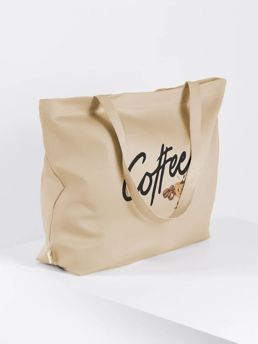 Coffee Cartoon Eco Tote Bag product image (3)