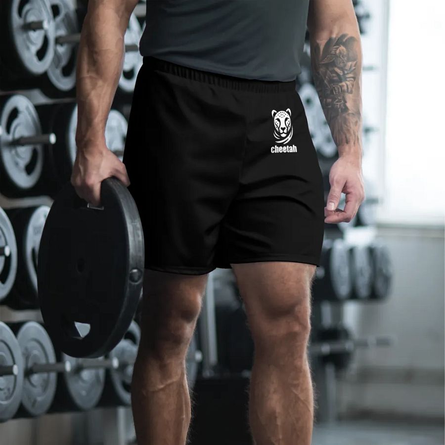 cheetah athletics shorts black product image (3)