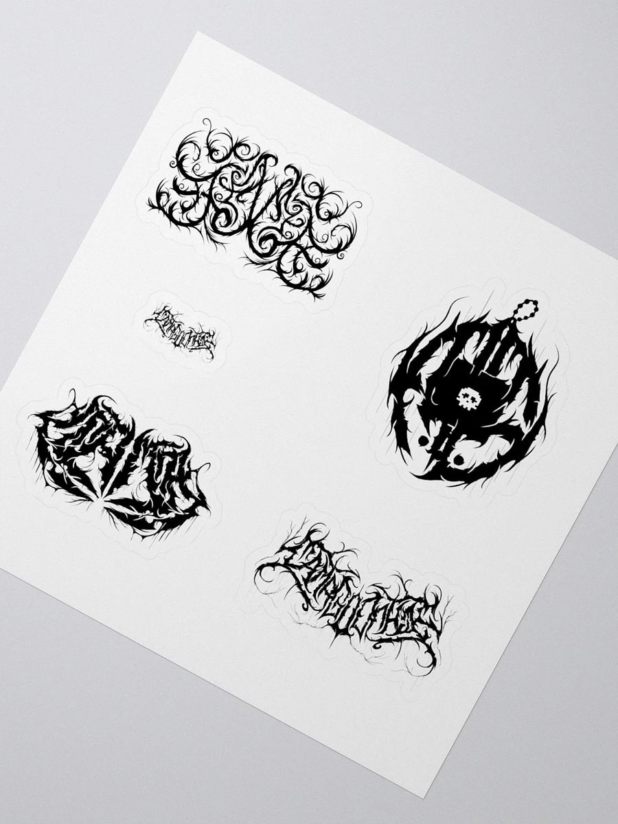 Threads of Power - Black Stickers product image (2)