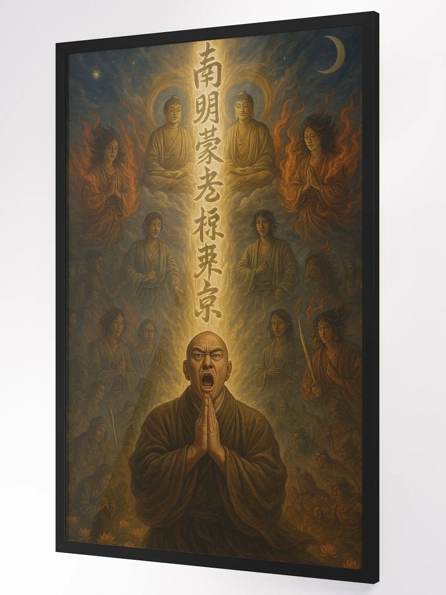 Nichiren Daishonin's Roar of the Mystic Law 'Nam Myoho Renge Kyo' – Nichiren Buddhist Wall Art product image (4)