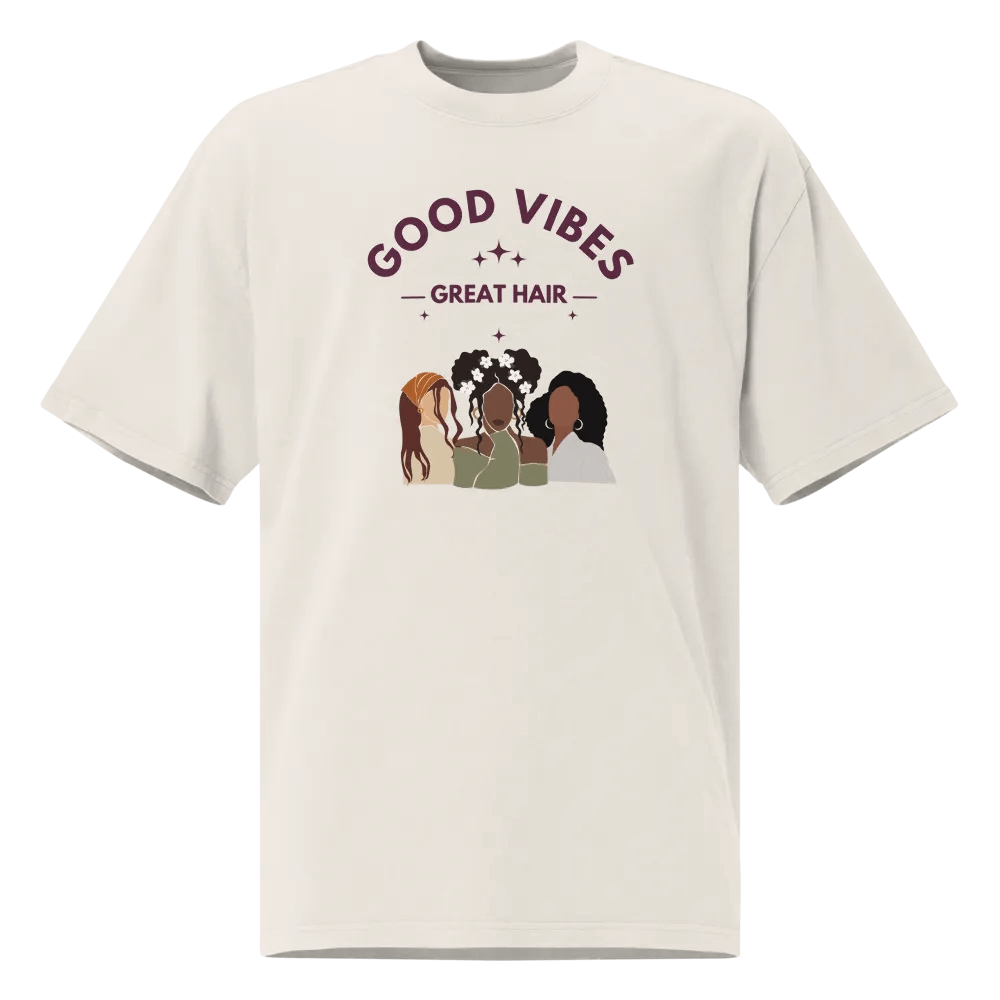 Good Vibes Great Hair Oversized T-Shirt product image (3)