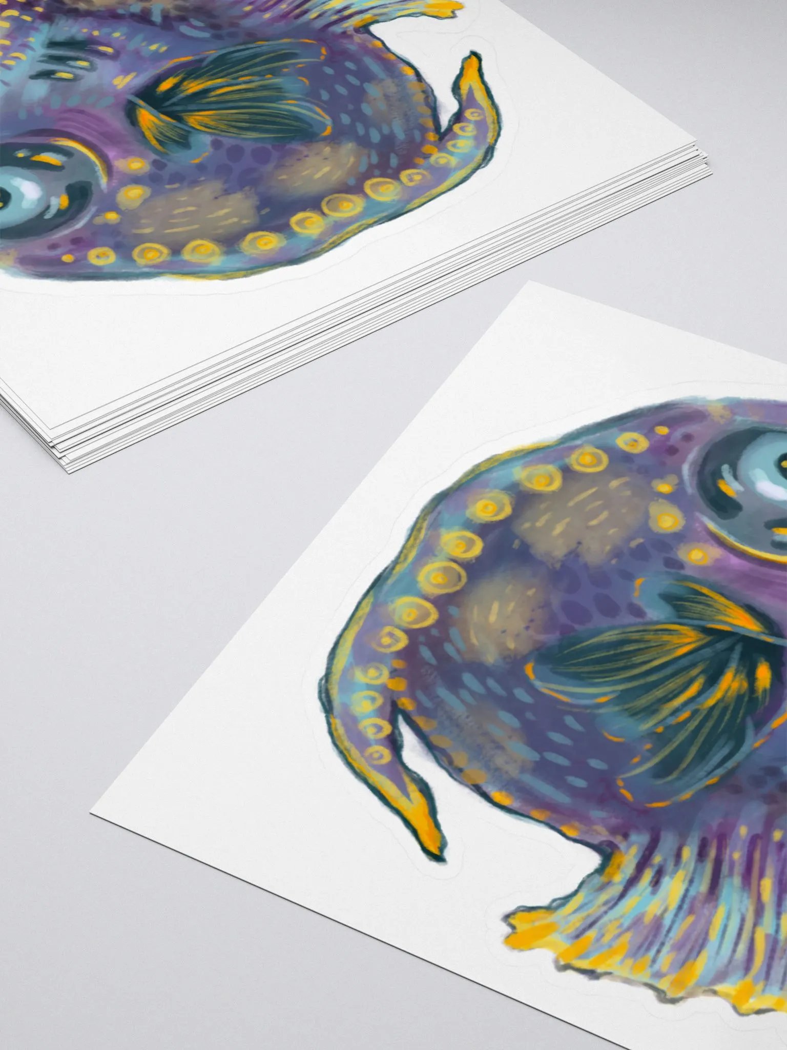 WTF Fish Sticker product image (4)