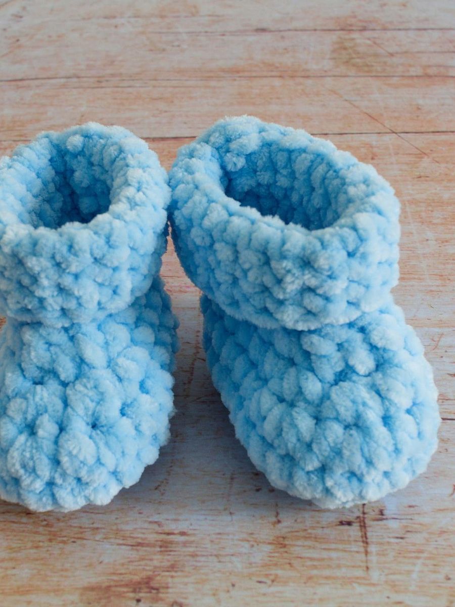 Crochet Pattern: Quick and Easy Baby Booties product image (9)