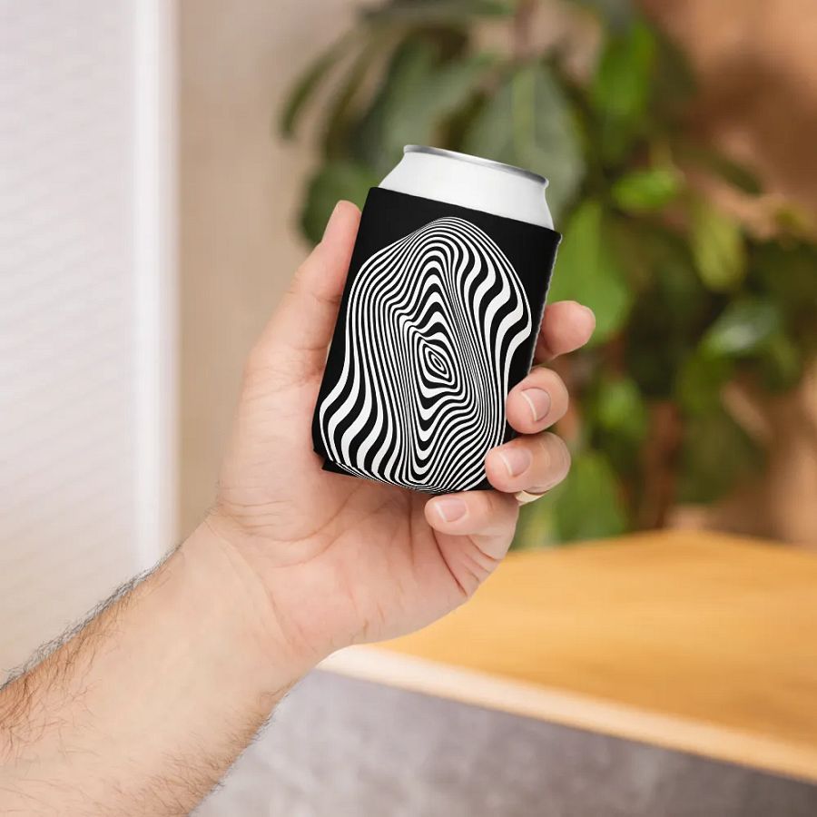 Hypnotic Wave Coozie Can Cooler product image (6)