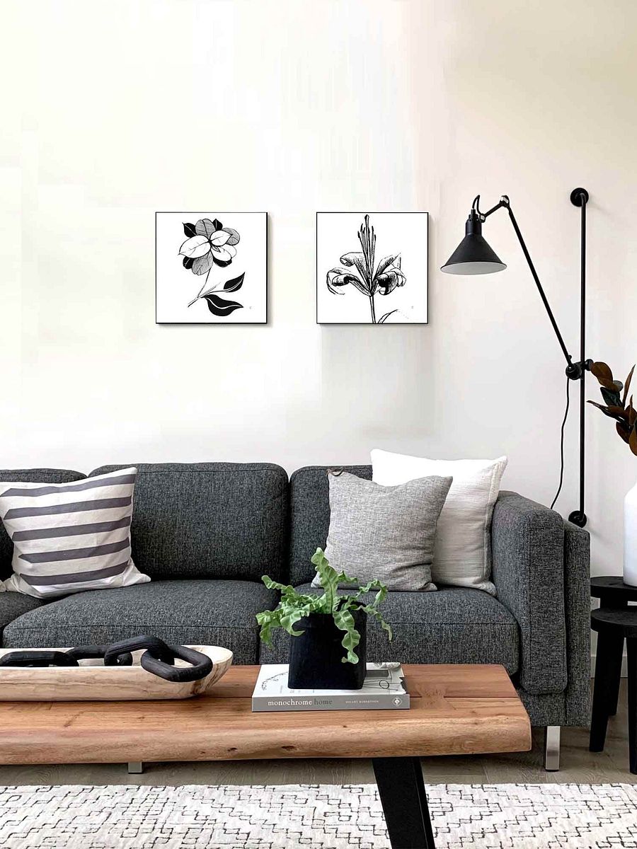 Blank Canvas: Unleash Your Artistic Vision - Stylish Leaves product image (9)