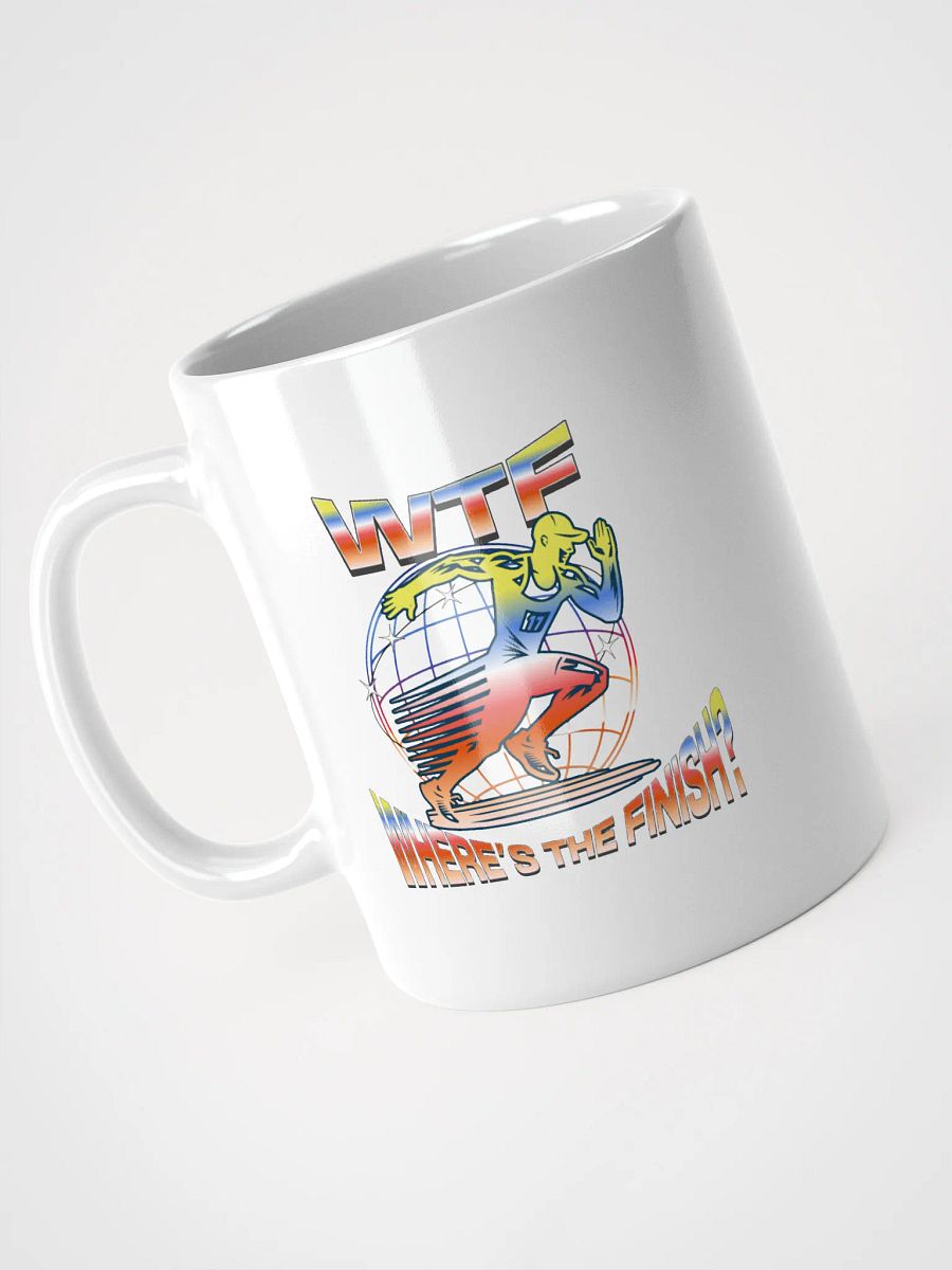 WTF Where's The Finish? Sprinter Globe Mug product image (2)