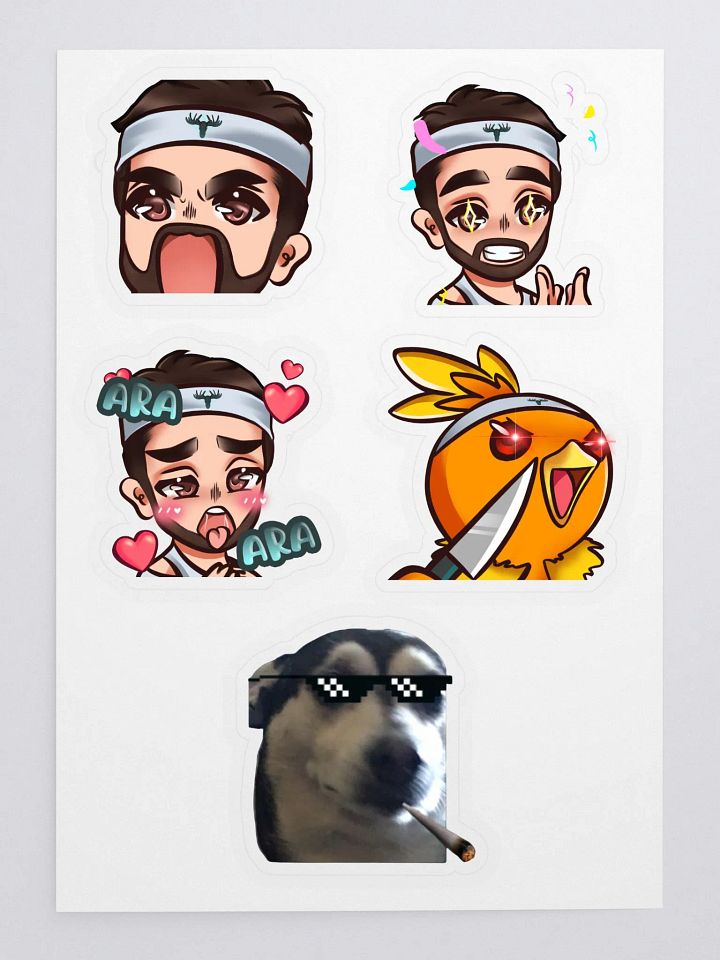 EMOTE STICKER SET product image (1)