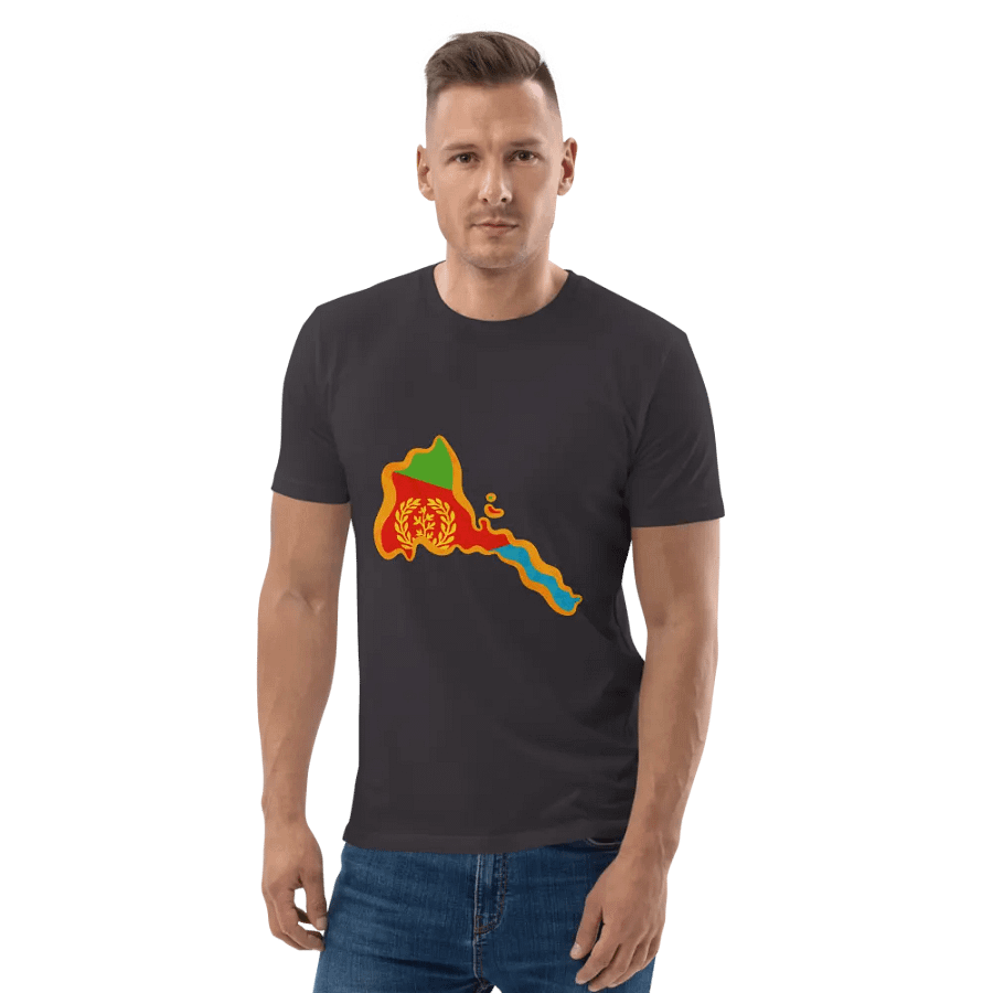 Eritrean Flag Emblem Organic T-Shirt product image (138)