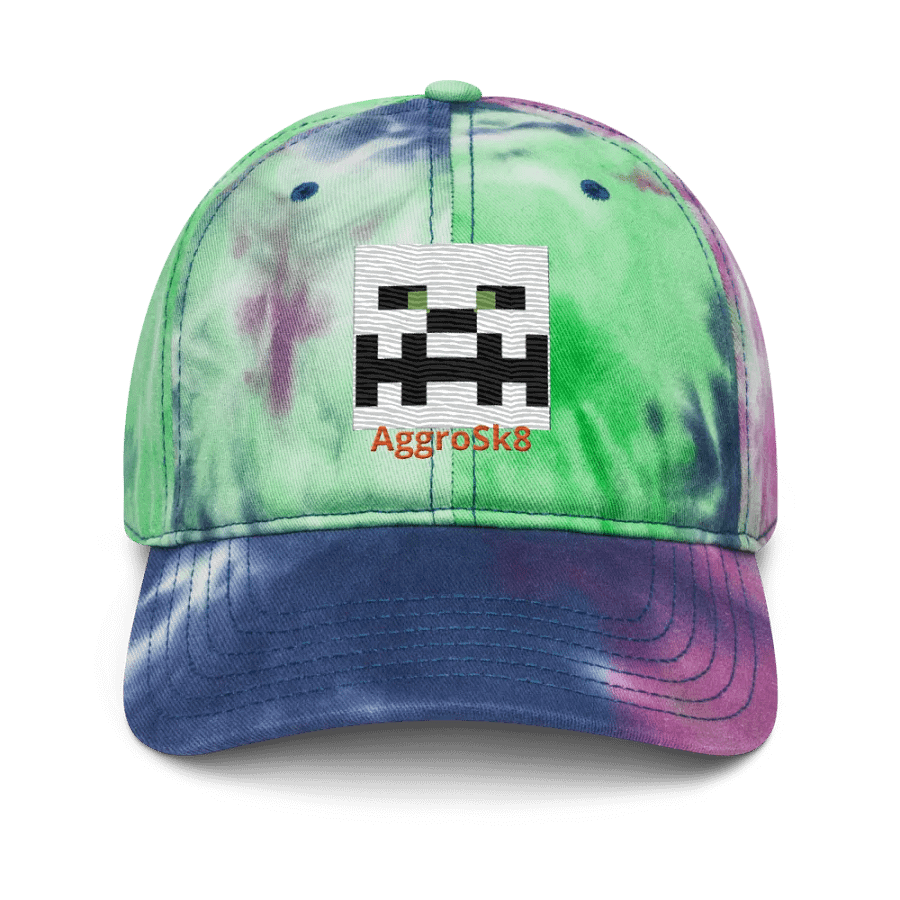 Aggro Skull Tie Dye Hat product image (13)