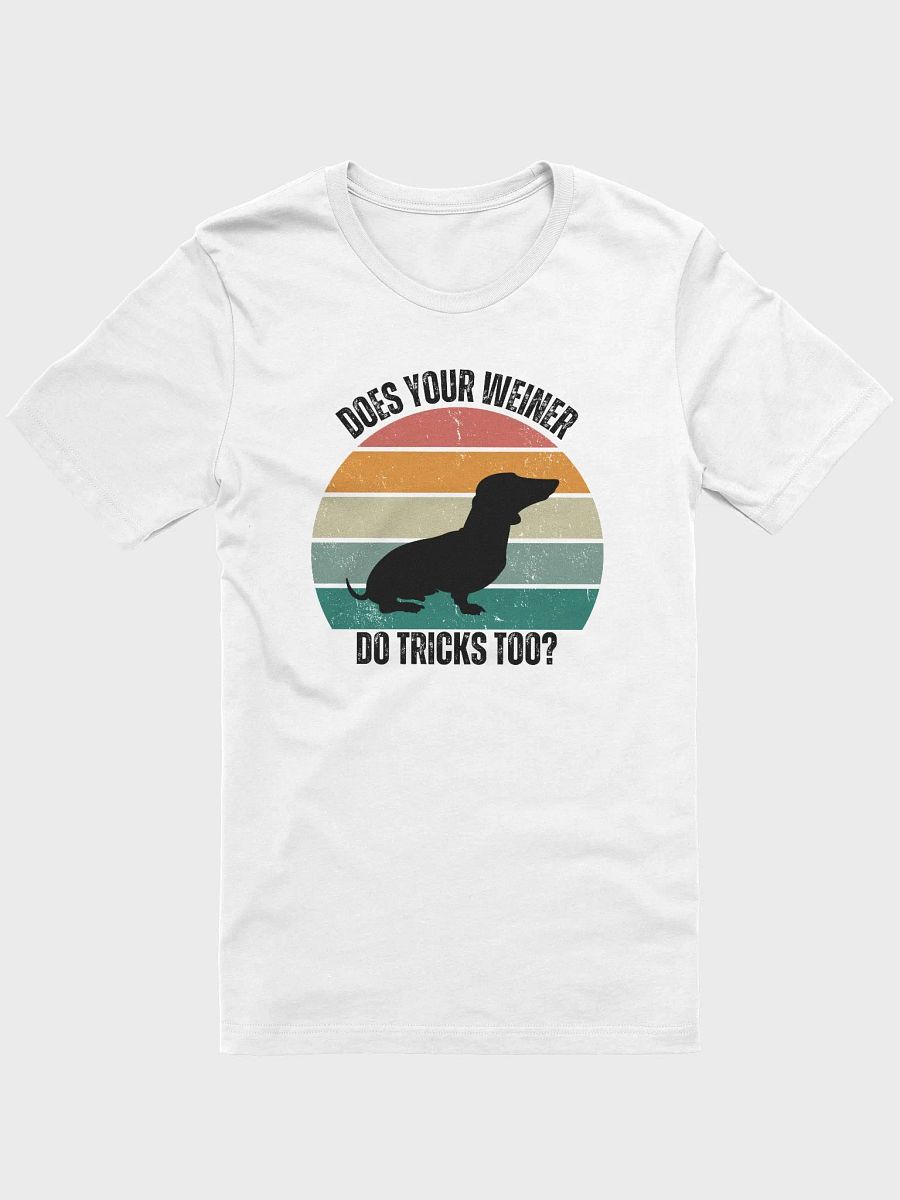 Retro Dog Silhouette T-Shirt Weiner Dog Dachshund product image (12)