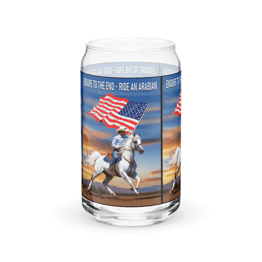 Arabian Rider Flag Glass product image (40)