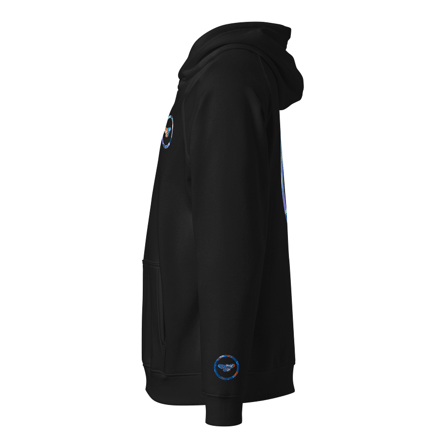 Moth SOL'S Eco Raglan Hoodie (Back Patch) with Embroidered Sleeves product image (3)