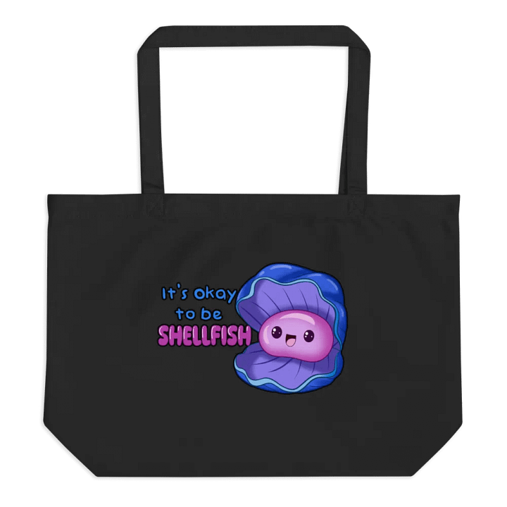 It's okay to be shellfish tote product image (1)