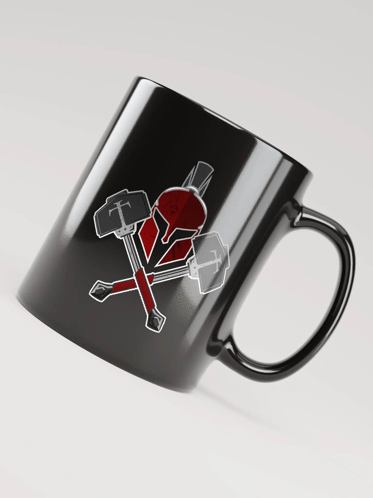 Black Mug: Helmet Logo product image (8)