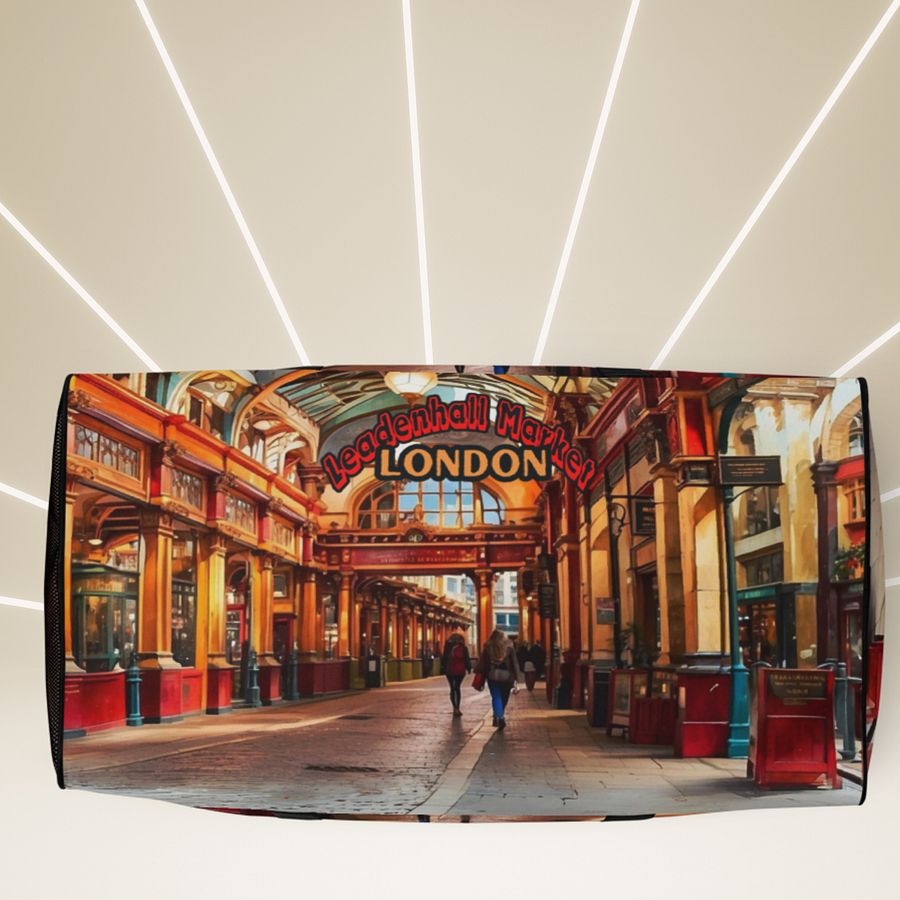 Leadenhall Market London All Over Print Duffel Bag product image (11)