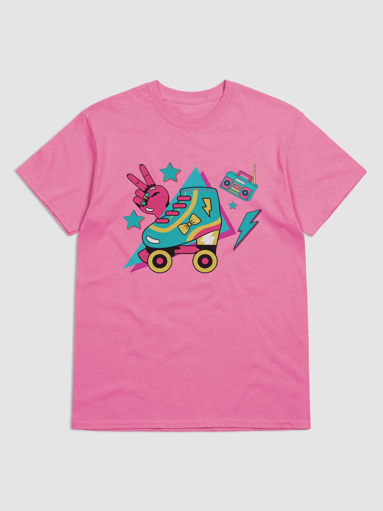 Electric 90s Retro Roller Skate T-Shirt product image (3)