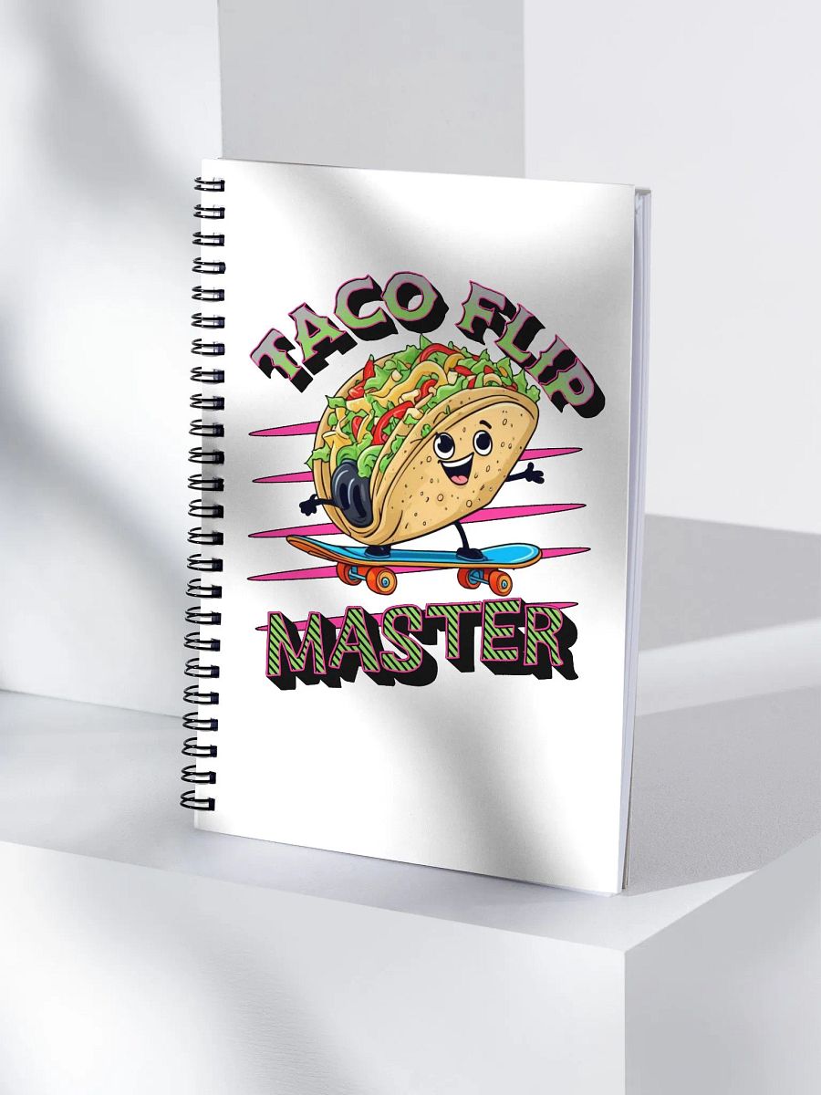 Taco Flip Master Spiral Notebook product image (3)