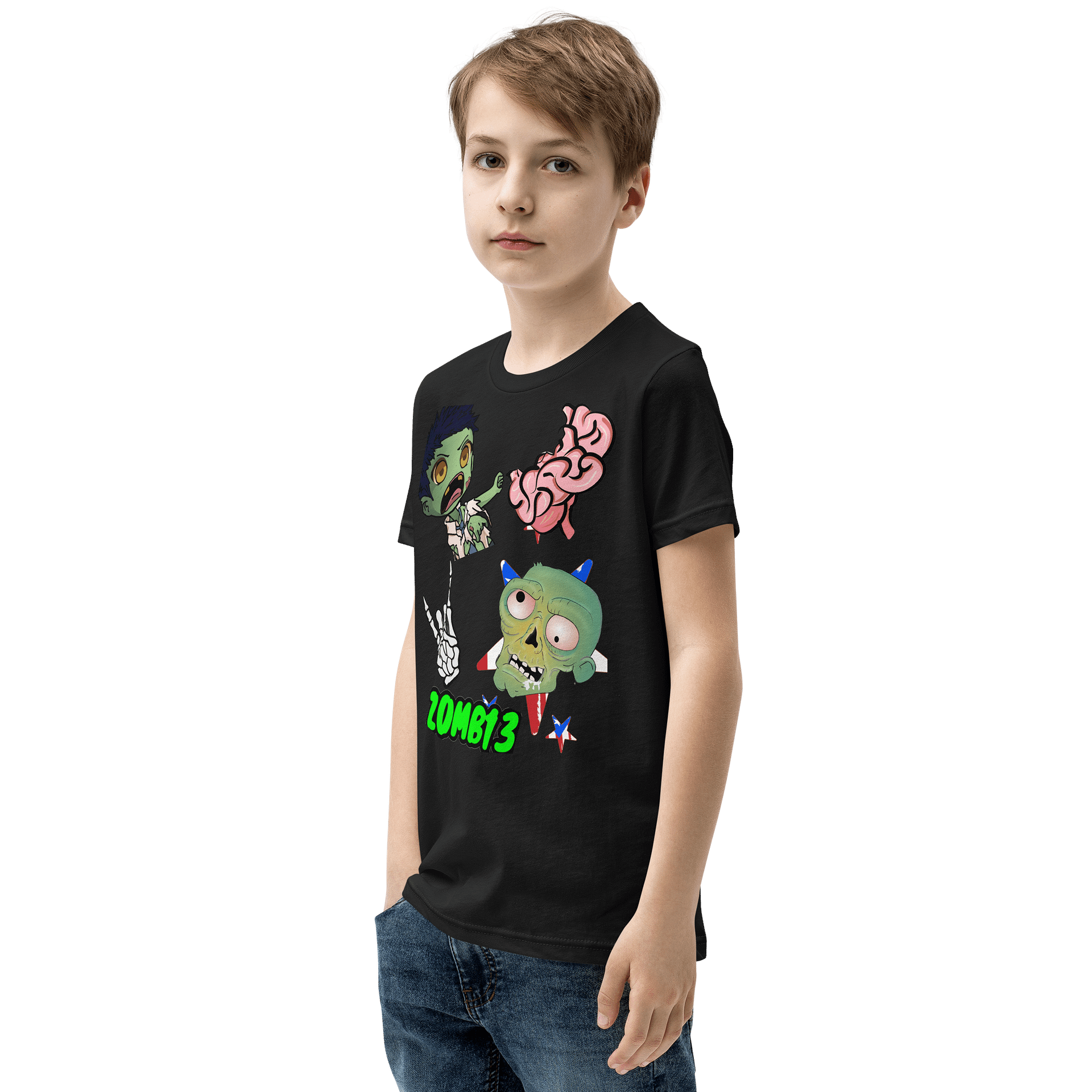 ZOMB13 Youth Zombie T-Shirt product image (10)