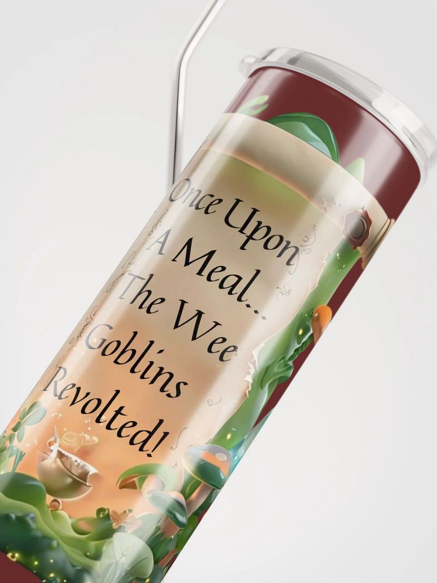 Funny Mom Tumbler – ‘Once Upon A Meal, The Wee Goblins Revolted!’ Insulated Cup for Moms product image (4)