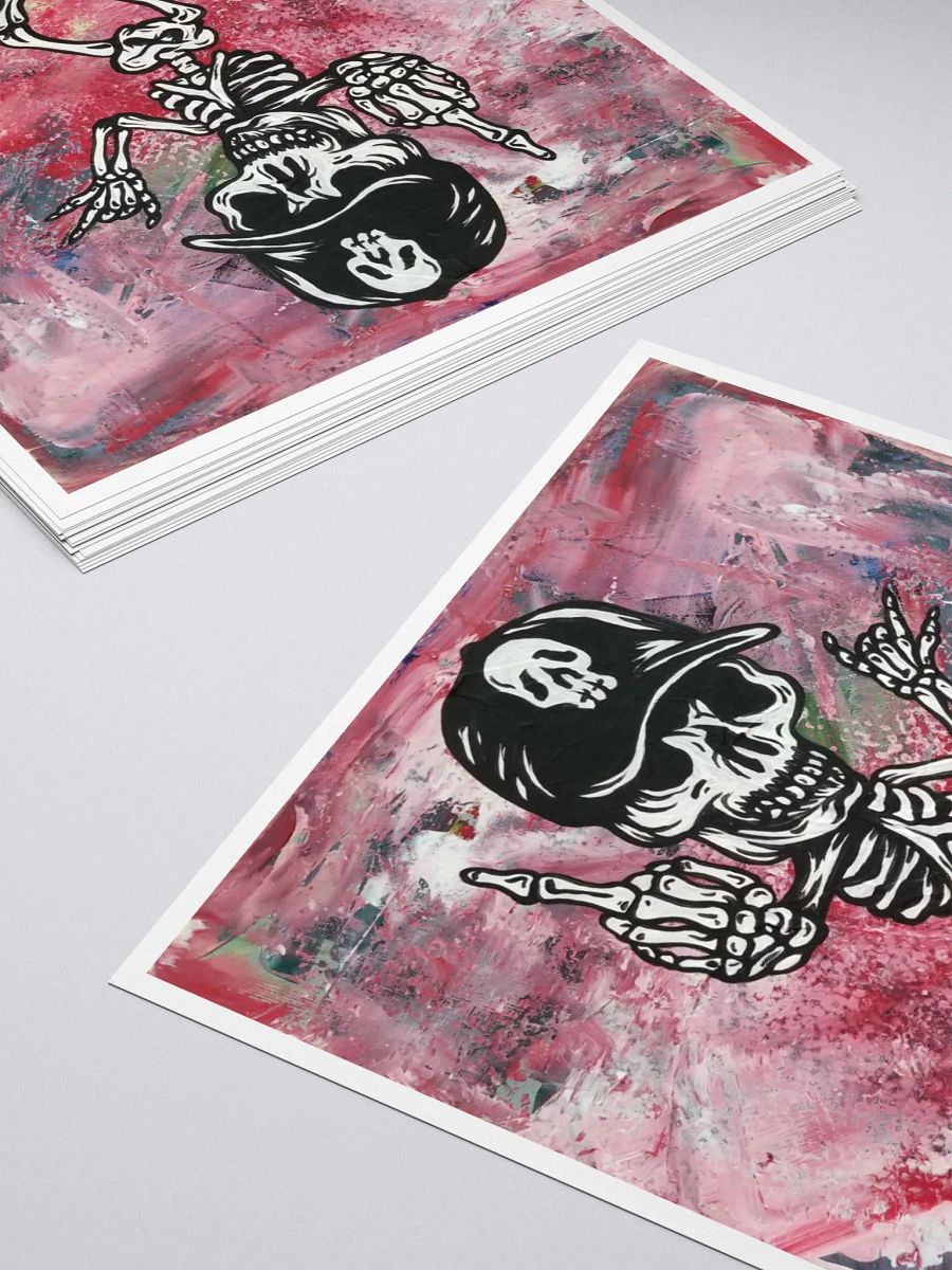 Mr. Bone Daddy Finger vinyl sticker product image (11)