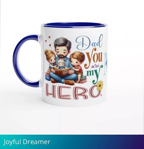 Personalized 11oz Ceramic Mug | Dad You are my Hero👇

Celebrate the special bond between father and child with our Cozy Dad R...