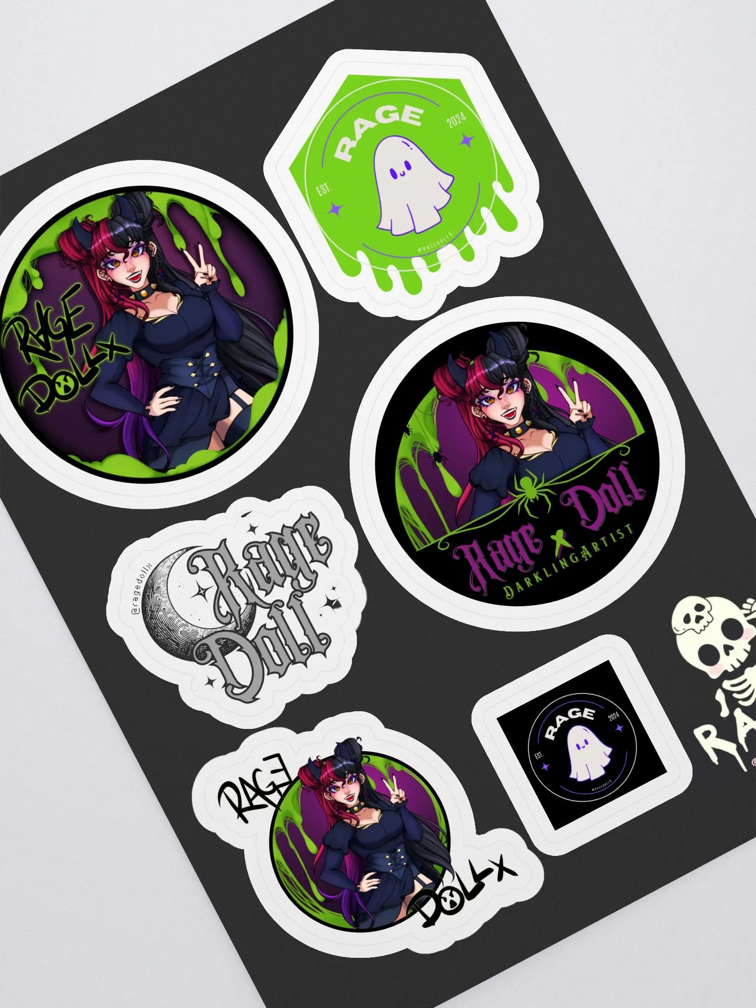 Rage Doll x Darkling - Sticker Sheet product image (2)