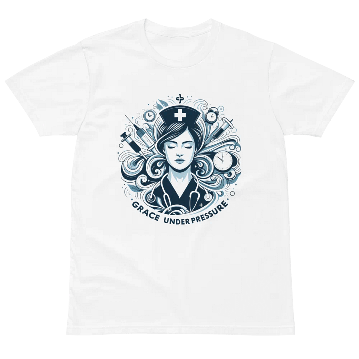 Grace Under Pressure Nurse Art Unisex Tee product image (2)