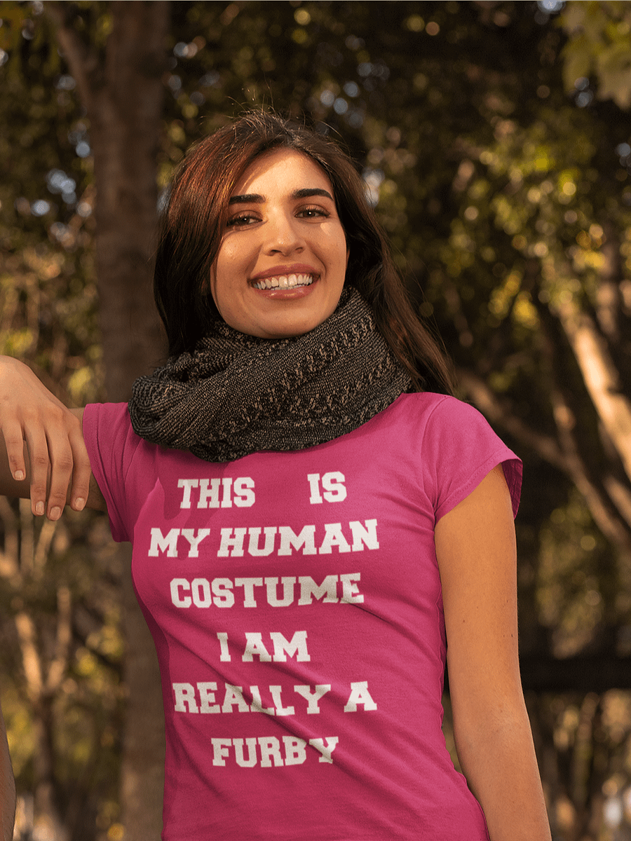 Human Costume Furby edition supersoft femme cut t-shirt product image (1)