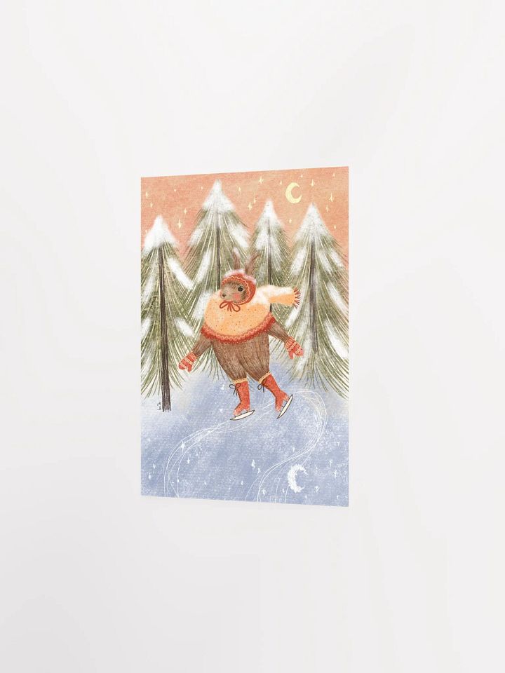 the cute squirrel ice skater product image (2)