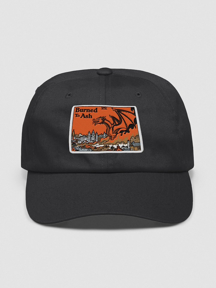 Fantasy Dragon Scene: Burned to Ash Dad Cap product image (2)