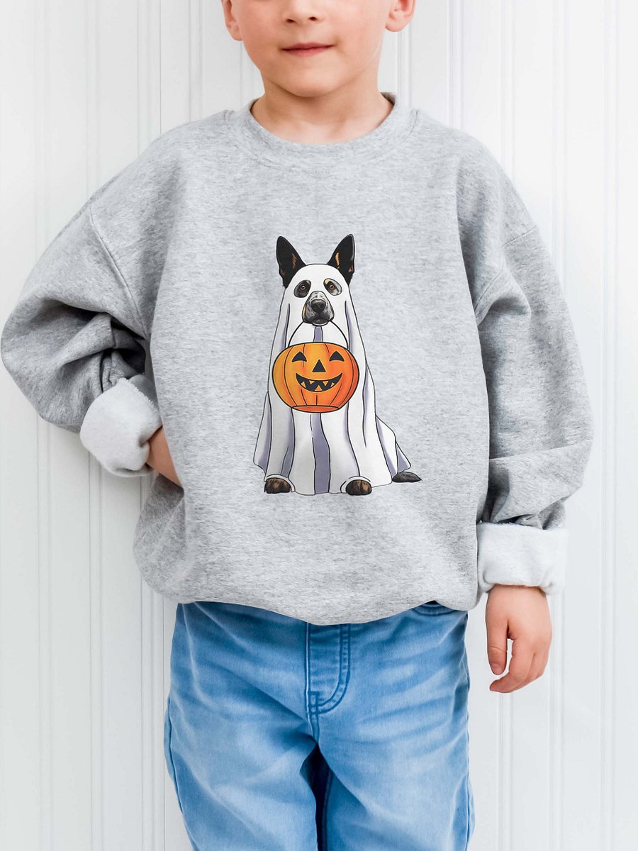 Halloween Australian Cattle Dog(Blue Heeler) Youth Sweatshirt product image (11)