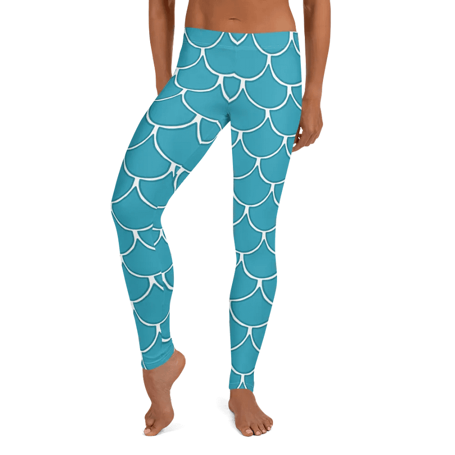 Mermaid Print Leggings – Enchanting, Stylish & Ultra-Comfortable product image (9)