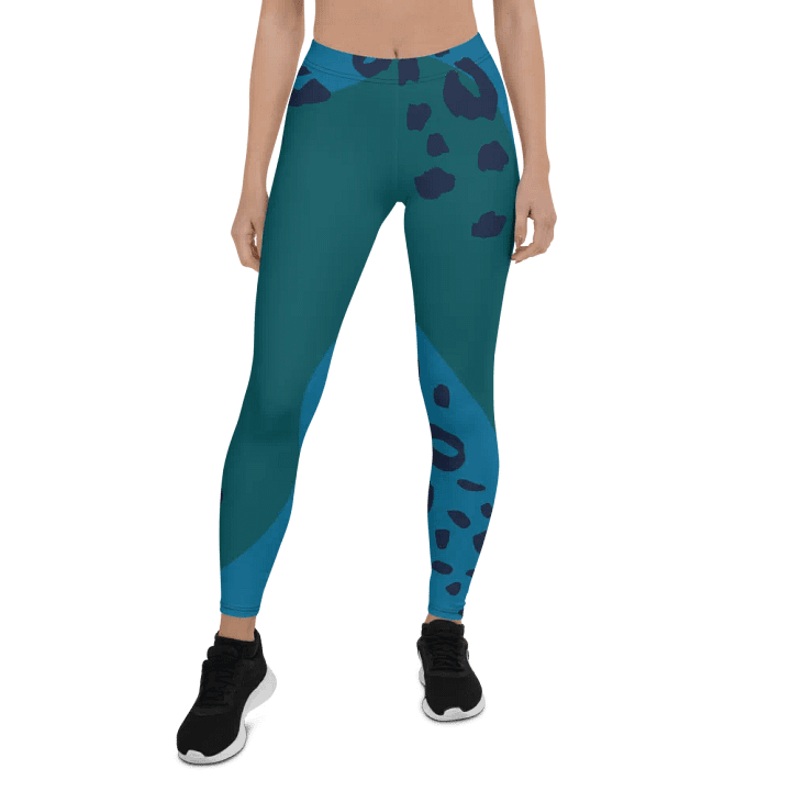 Teal Jungle All-Over Leggings product image (1)
