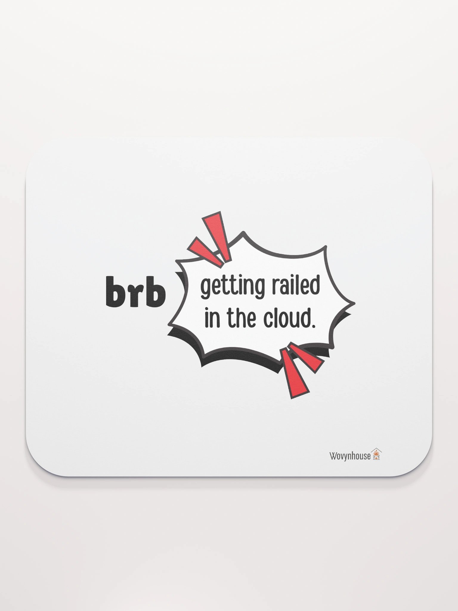 brb: Getting Railed in the Cloud Mouse Pad product image (2)