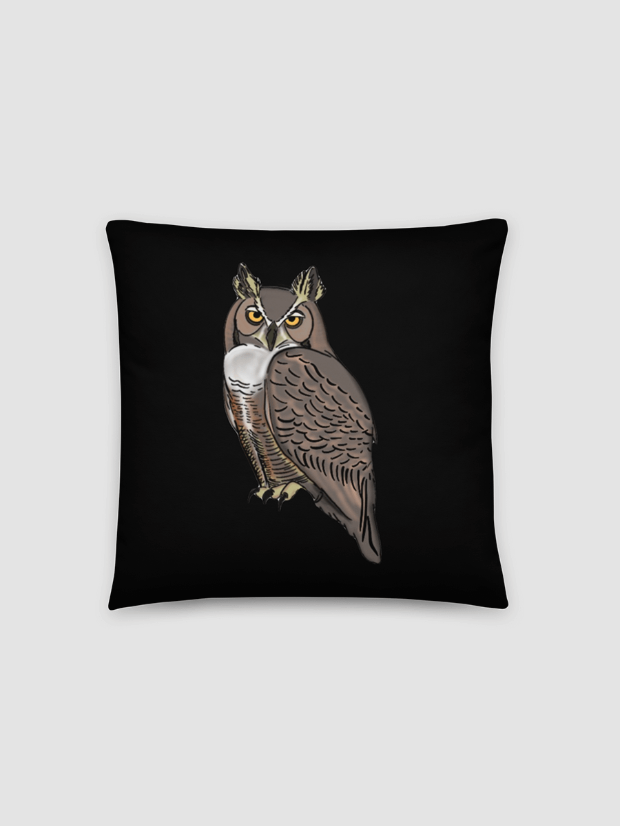 Owl Pillow - Black product image (1)