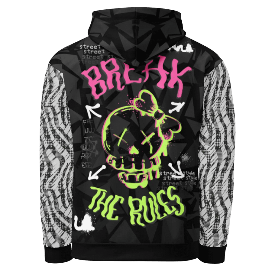 Break the rules | Recycled Unisex Hoodie product image (9)