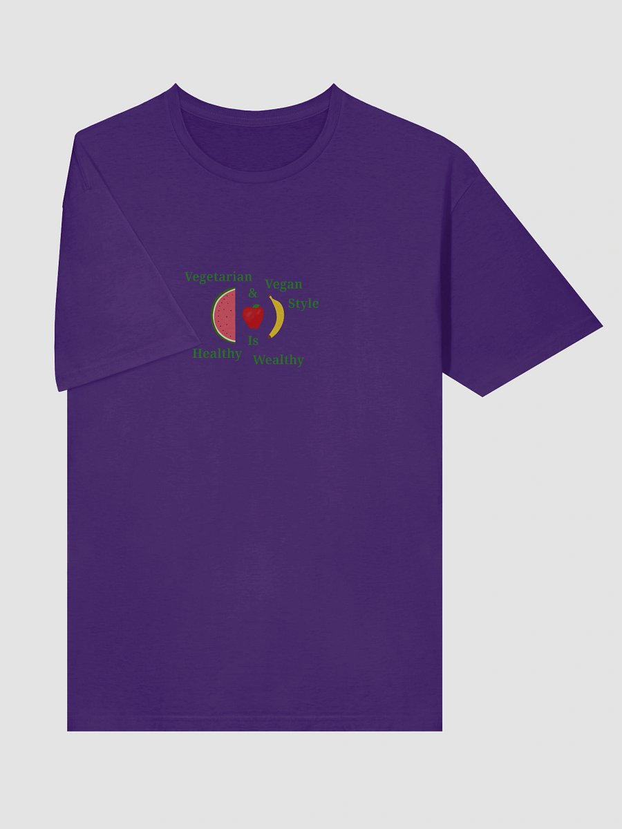 Healthy Wealthy Vegetarian & Vegan T-Shirt product image (5)