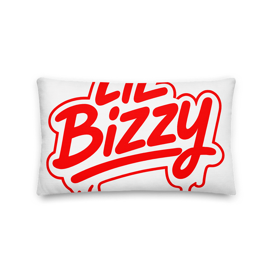 Official lil bizzy Pillow (red) product image (2)