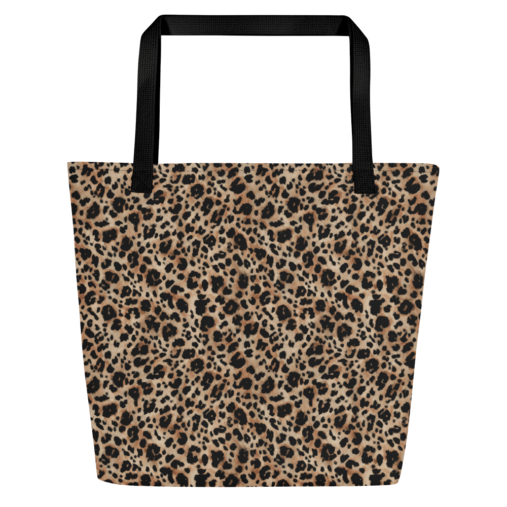 Brown Leopard Pattern Tote Bag product image (1)
