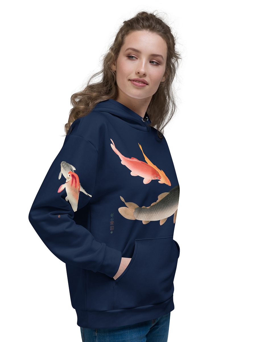 Common and Golden Carp All-Over Print Recycled Unisex Hoodie product image (10)