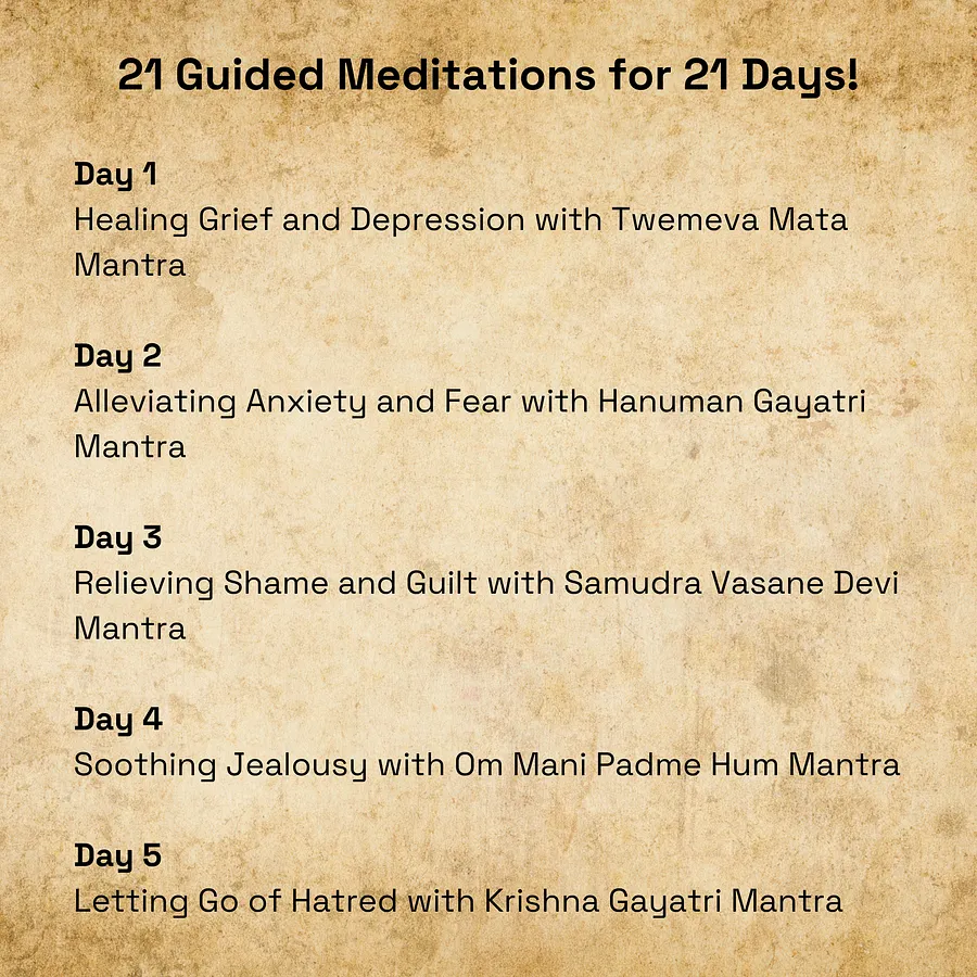 21 Sacred Mantras for Transformation [Digital Download] product image (2)