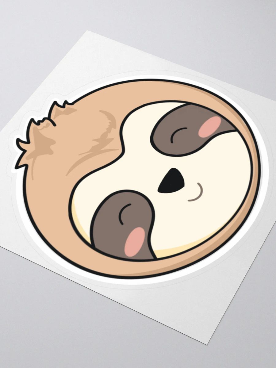 Adorable Sloth Kiss Cut Stickers product image (3)