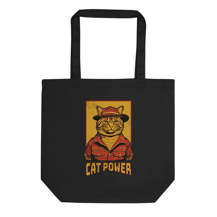 Cat Power Canvas Tote product image (1)