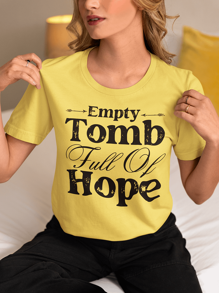 Empty Tomb Full Of Hope Christin Bella T-shirt - Light product image (1)